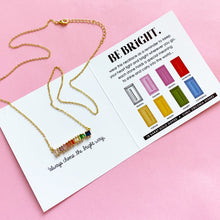 Load image into Gallery viewer, Be Bright Bar Necklace