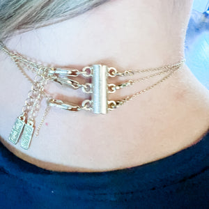 Layer It!  3-in-1 Magnetic Necklace Clasp