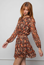 Load image into Gallery viewer, Harvest Bloom Chiffon Dress