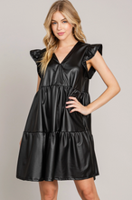 Load image into Gallery viewer, Mimi Leather Mini Dress