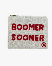 Load image into Gallery viewer, Boomer Sooner Beaded Coin Purse - (2) Colors Available