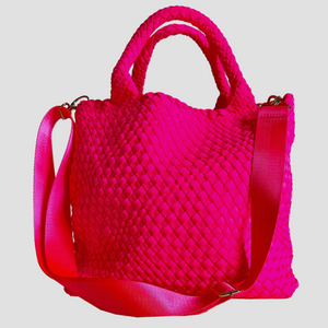 Lily Woven Neon Neoprene Bag (2) Colors