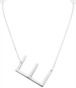 Block Letter Necklace