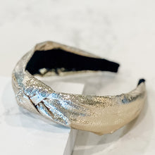 Load image into Gallery viewer, Maggie Metallic Knotted Headband