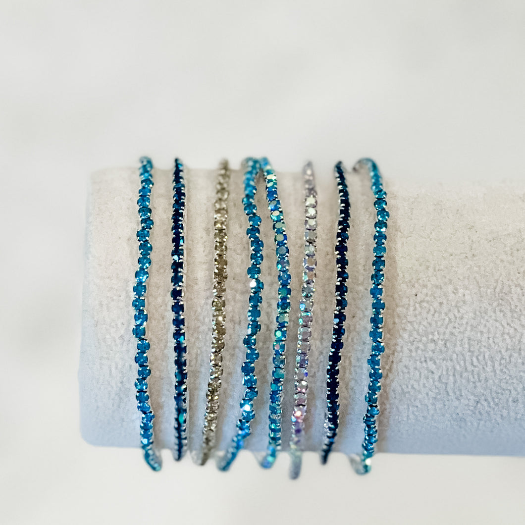 Billie Crystal Bracelet Set (2) Colors