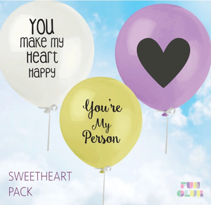 Sweetheart Balloons