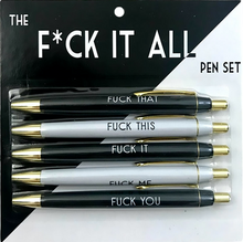 Load image into Gallery viewer, F*ck It All Pen Set