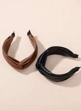 Load image into Gallery viewer, Faux Leather Headbands