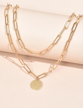 Load image into Gallery viewer, Carla Layered Paperclip Chain Necklace