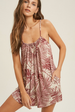 Load image into Gallery viewer, Havana Palm Print Romper- 2 Colors