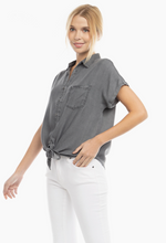 Load image into Gallery viewer, Donna Denim Top- 2 Colors