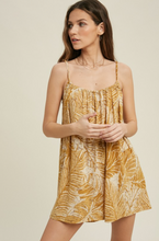 Load image into Gallery viewer, Havana Palm Print Romper- 2 Colors
