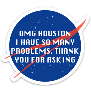 OMG Houston Vinyl Sticker