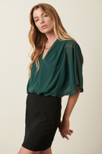 Load image into Gallery viewer, Ainsley Batwing Blouse-Extended Sizes Available