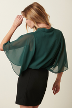 Load image into Gallery viewer, Ainsley Batwing Blouse-Extended Sizes Available