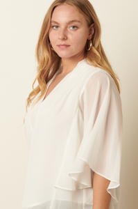 Ainsley Batwing Blouse-Extended Sizes Available