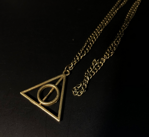 Bronze Deathly Hollows Necklace