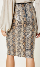 Load image into Gallery viewer, SINuous Snakeskin Sequin Skirt