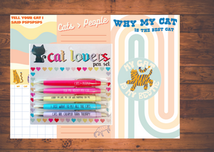 Cat Lovers Gift Set