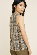 Load image into Gallery viewer, Sinsational Snakeskin Print Top