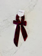 Load image into Gallery viewer, Velvet Bow Scrunchie